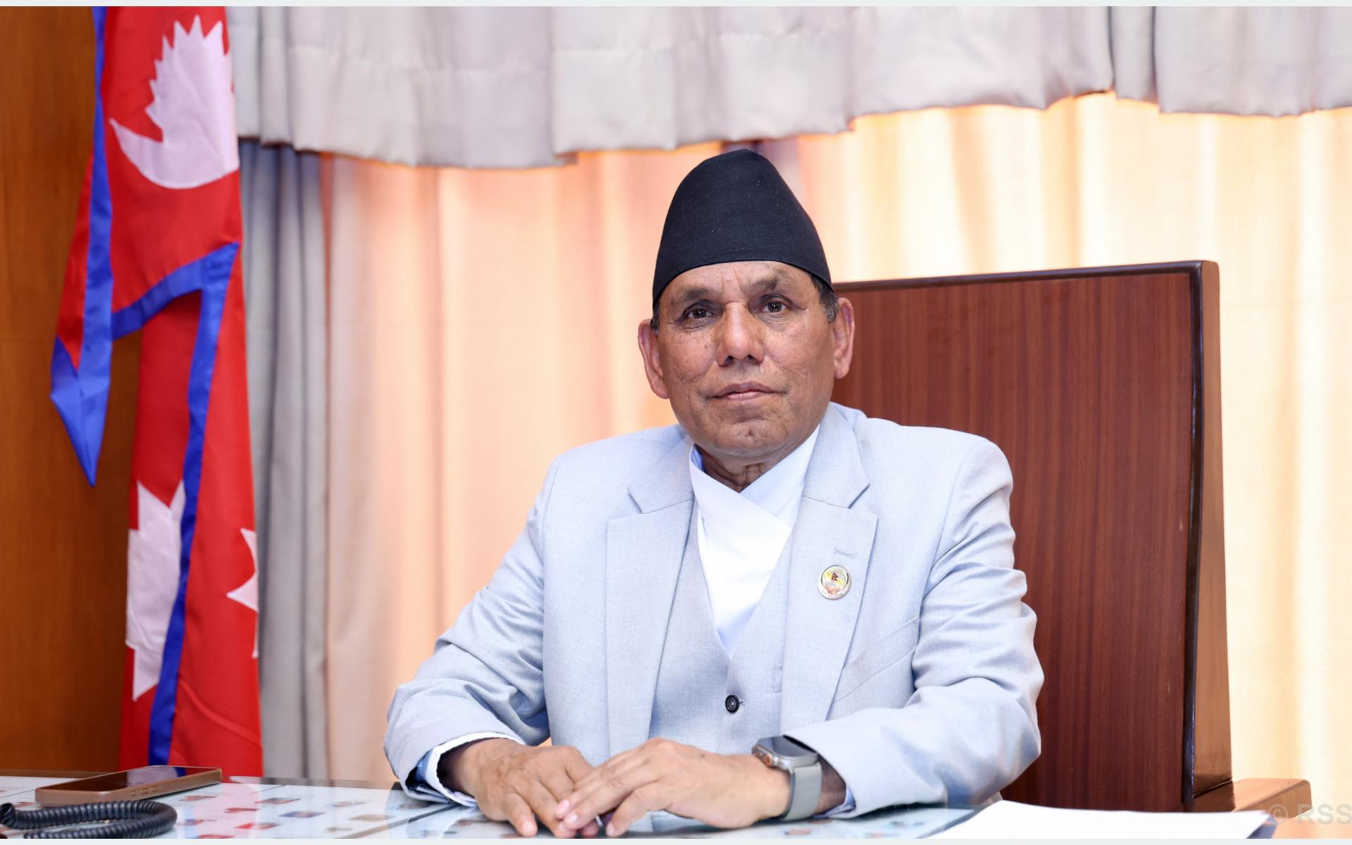 ग्यास अभाव र बढ्दो महँगीप्रति राष्ट्रियसभा अध्यक्ष